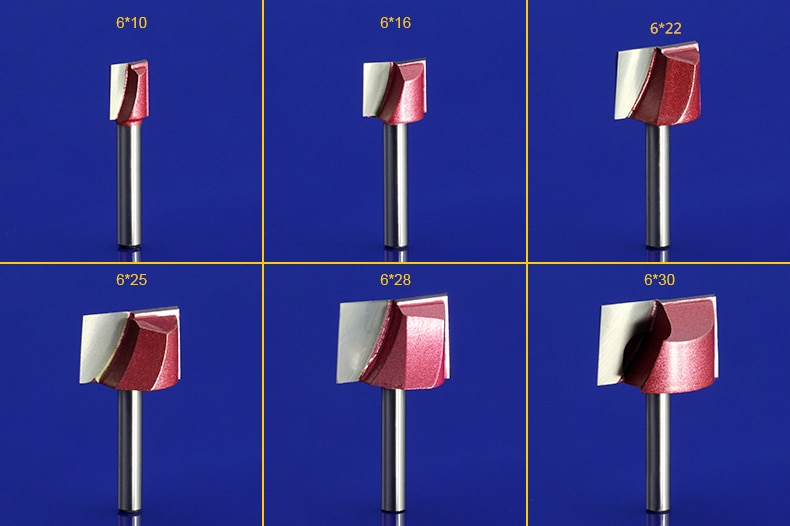 1PCS-Cleaning bodem Graveren Bit, CNC hout vhm frees, tungsten staal hout tool, houtbewerking router bit, MDF
