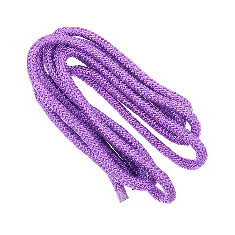 Cuerda para artes de gimnasia, cuerda para saltar, ejercicio, Fitness, Color arcoíris, cuerda de entrenamiento deportivo, cuerda para gimnasia rítmica, herramienta deportiva: Morado
