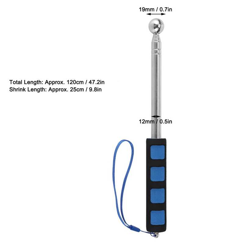 Telescopic Rod Tool Practical Hard Reliable Pick Up Rod Stick Portable Comfortable Ceilings For Cement Wall Pointers Tile Floors