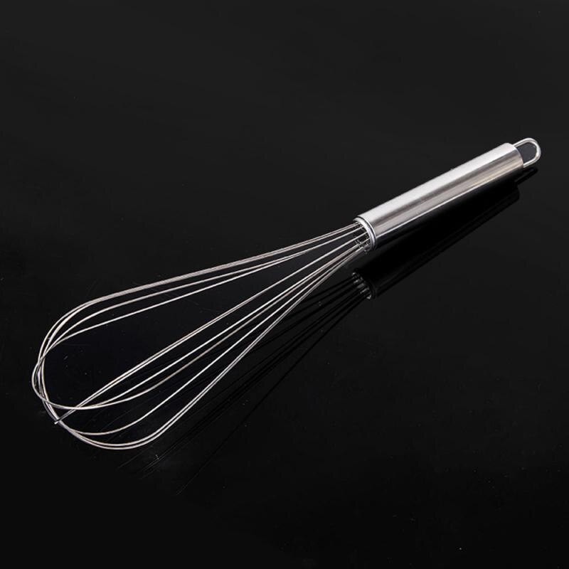 (8/10/12 Inches) Stainless Steel Egg Beater Hand Whisk Mixer Kitchen Tools Baking Cooking Baking Accessories Butter Tools