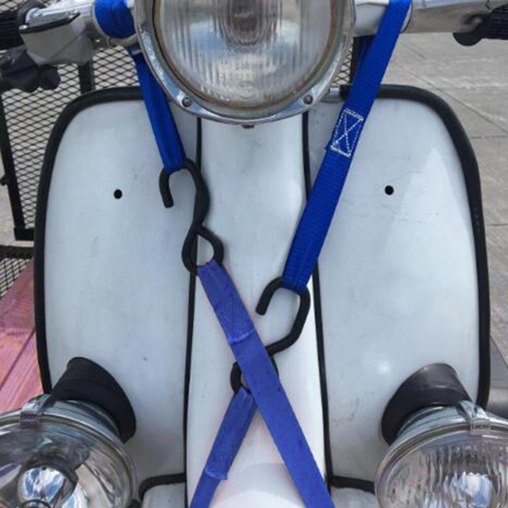 4 pezzi moto legare bagagli fasciatura cinghie morbide corde da traino per auto moto cinghie di trasporto passanti fascia tensionamento cinture