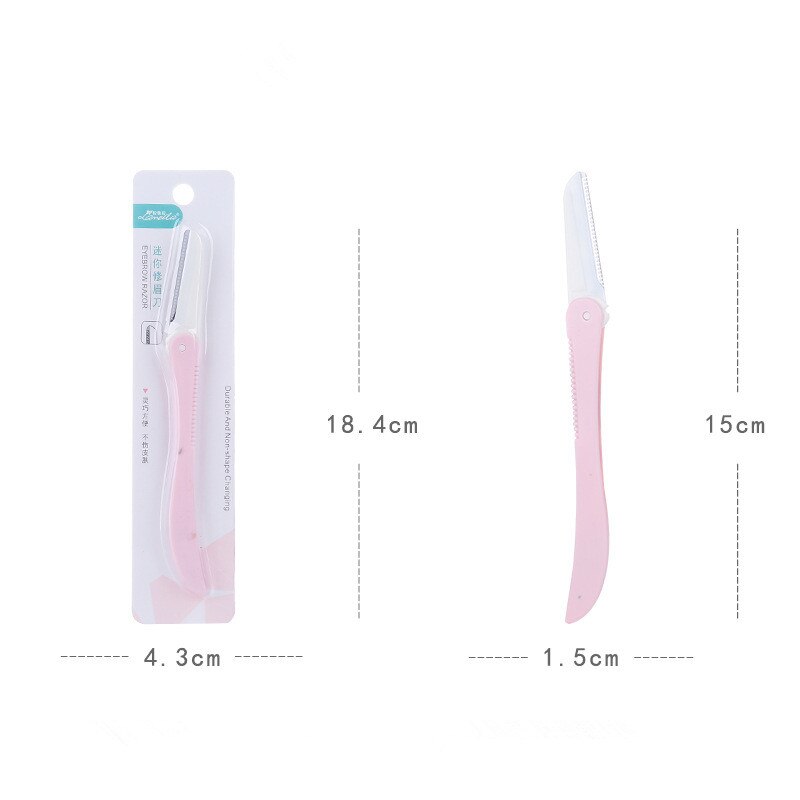 Recortador de cejas plegable, maquinilla de afeitar, cuchillo para mujer, raspador de cejas, cuchilla para cejas, eliminador de vello facial, herramientas de maquillaje de belleza