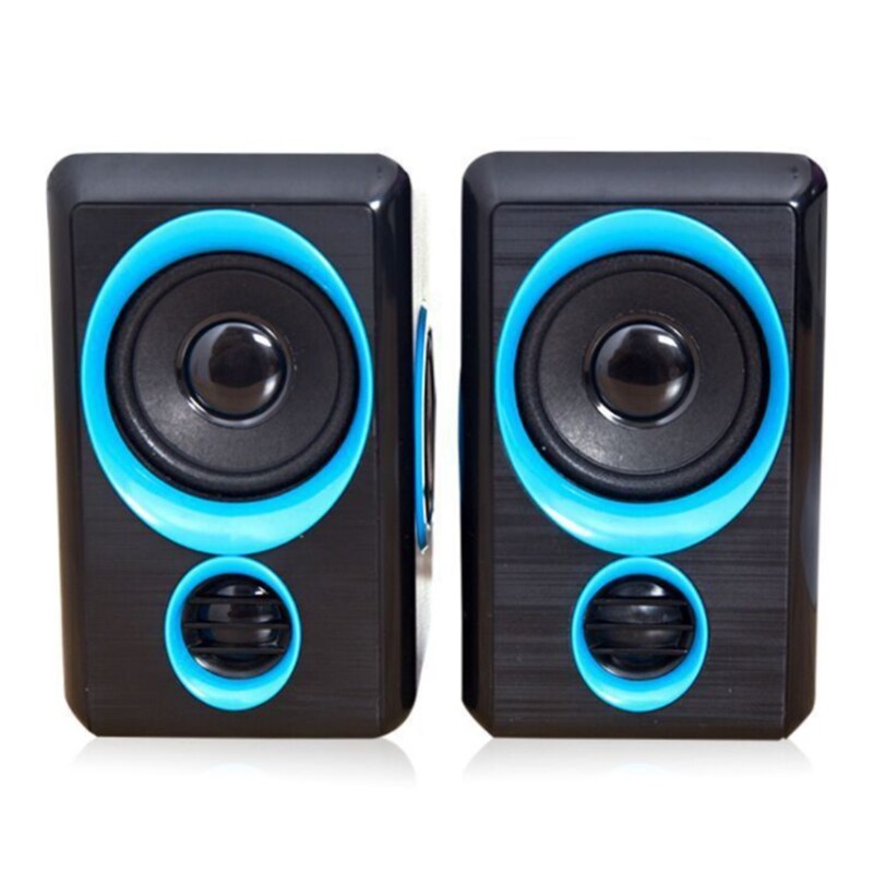 2pcs Small Kits Speaker Connect with Headphones Laptop PC Computer Home and Indoor Party Usage USB Cable Power Connect