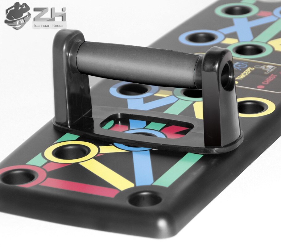 Push Up Board with Instruction Print Body Building Fitness Exercise Tools Men Women Push-up Stands For GYM Body Training