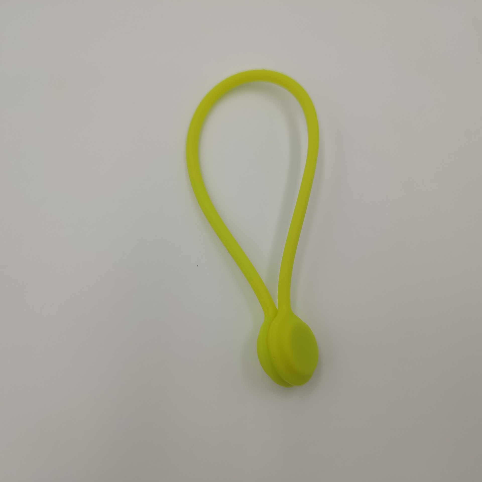 Enrouleur de câble magnétique, 10 pièces, support de bobine magnétique pour téléphone portable, Type casque, casque, organisateur de câbles, stockage de câbles de données: YELLOW