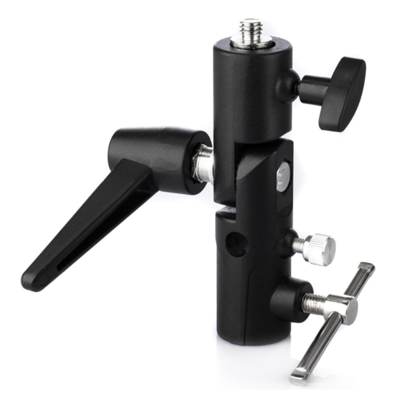 Metall-Halterung Heißer Schuh Regenschirm Halfter Licht Stehen montieren Adapter für Stativ Fotografie Fotografische Foto