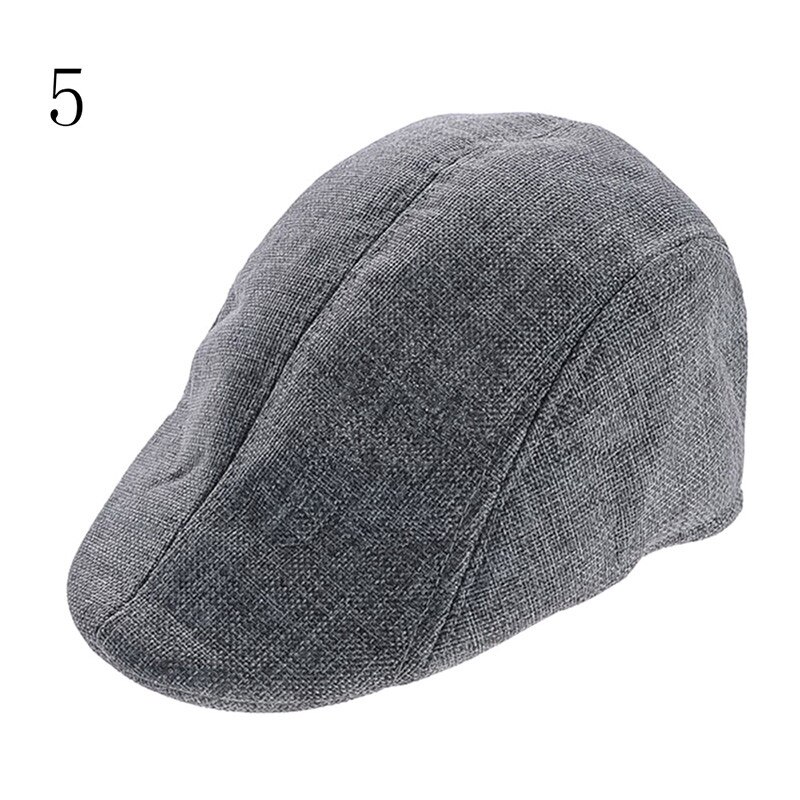¡Novedad! 1 Uds. Gorra plana clásica para hombre, gorra de equitación con visera, boina, gorra de Golf: 5