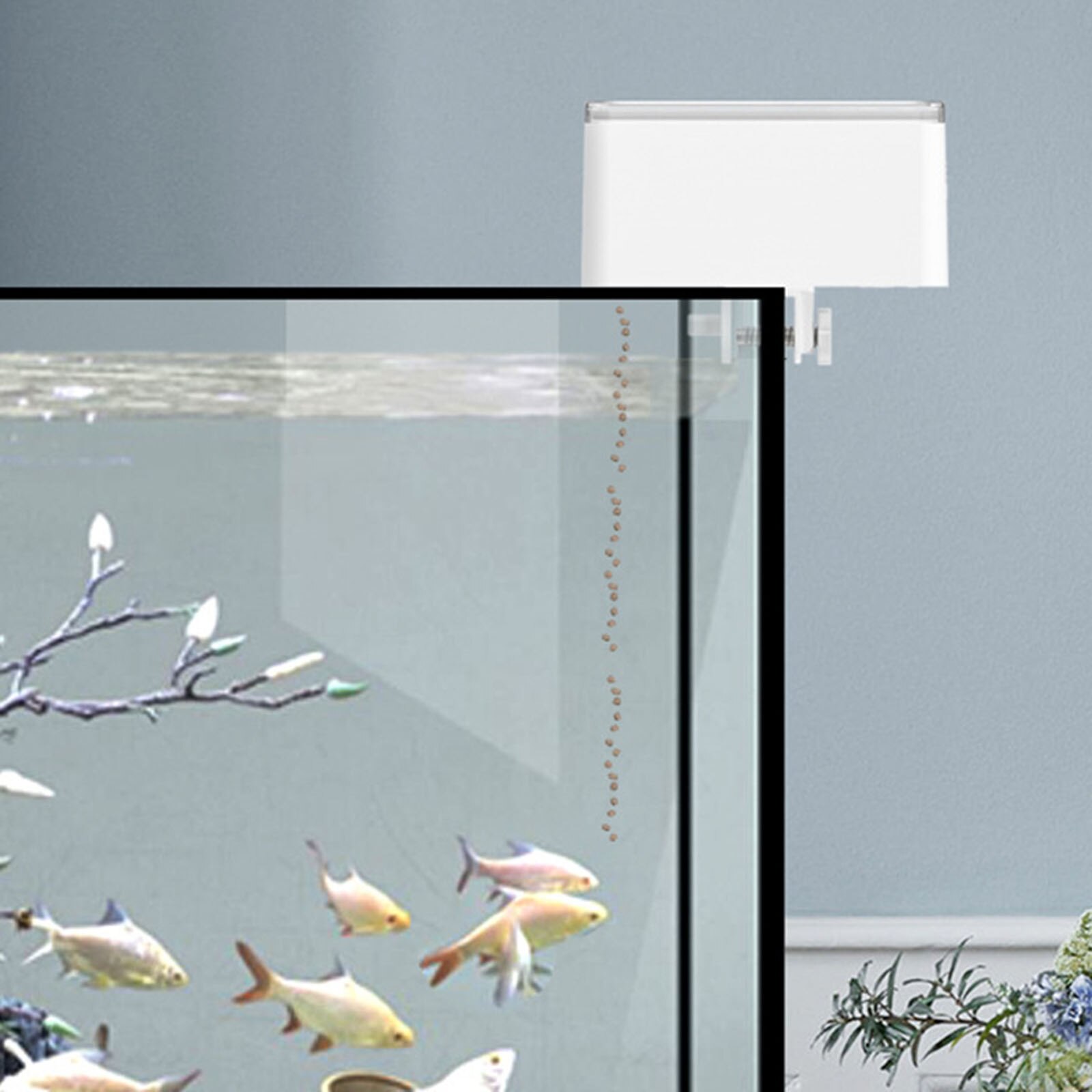 Automatic Fish Feeder Timed Aquarium Pond Intelligent Food Dispenser 70ml Auto Feeding on Holidays