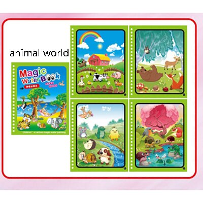 13 Style Magic Water Drawing Book Montessori Coloring Book Graffiti Magic Pen Painting Children&#39;s Toy Birthday: 1