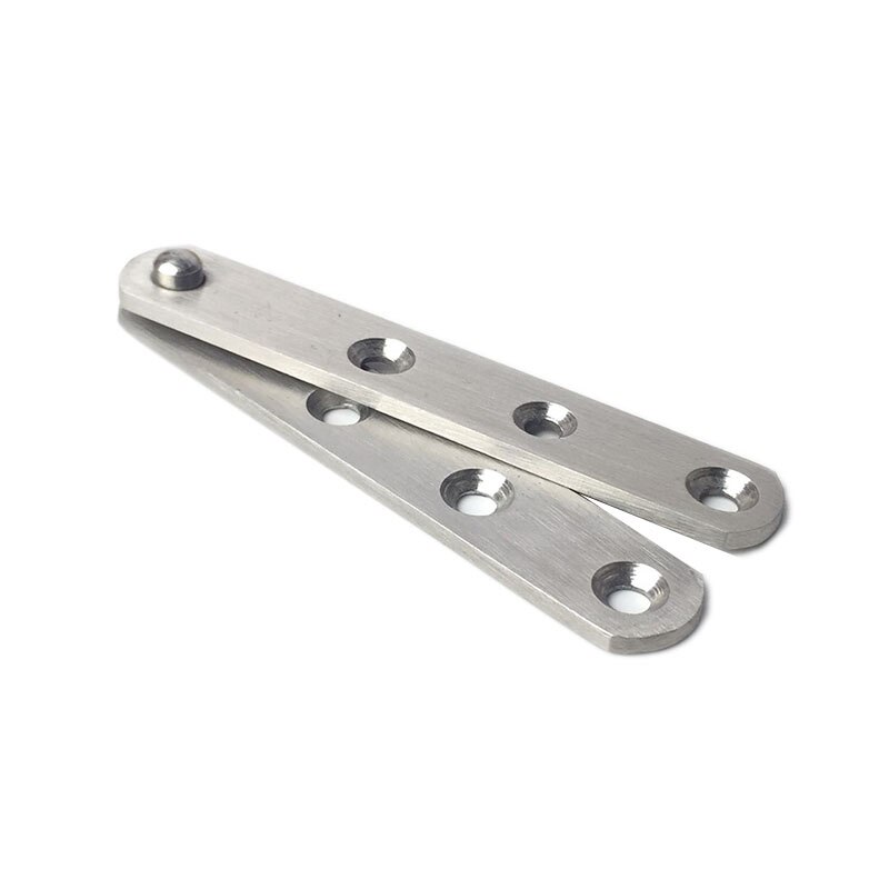 2Sets Stainless Steel Doors Hinges Under 360 Degree Rotating Shaft Rotation Hinge Positioning Concealed Cabinet Hinge