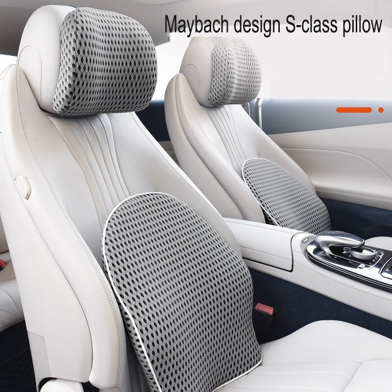 Jinserta Maybach S-Klasse Nekkussen Comfortabele Auto Hoofdsteun Rugleuning Ondersteuning Voor Universal Auto Accessoires