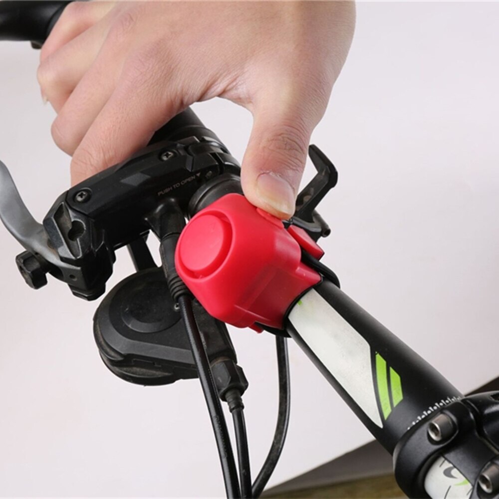 Sonnette électrique pour vélo, sirène de Police, klaxon électronique fort 130 db, avertissement, anneau d'alarme pour guidon de vélo, accessoires de cyclisme