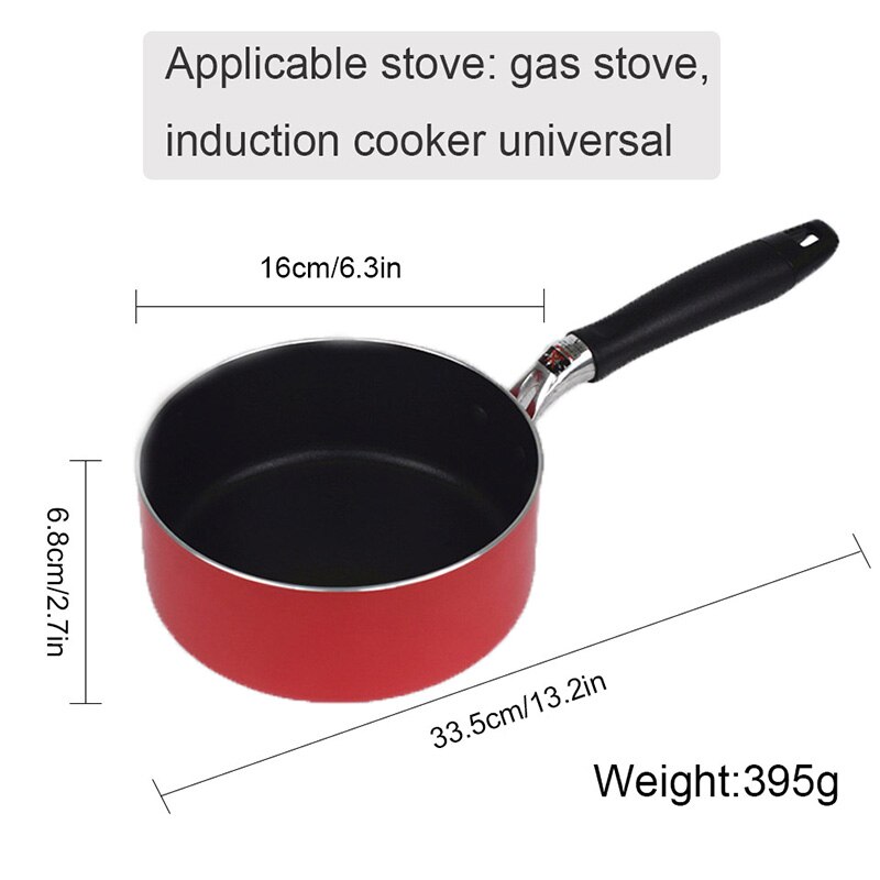 TEENRA Japanse Stijl Melk Pan non-stick Soeppan Gebakken Ei Pot Aluminium Mini Melk Pannen Ontbijt Keuken Pot koken Gereedschap