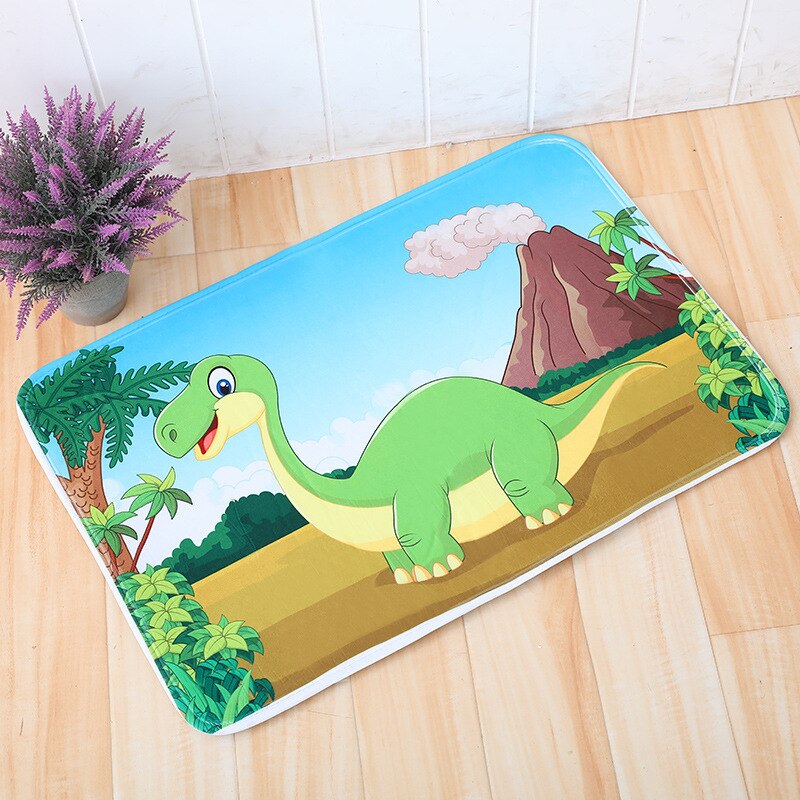Söpö pehmeä matto yksisarvinen dinosaurushai matto kodin lastenhuoneen sisustus luistamaton plus kokoinen ryömintämatto olohuoneen matto: Dinosaurus b