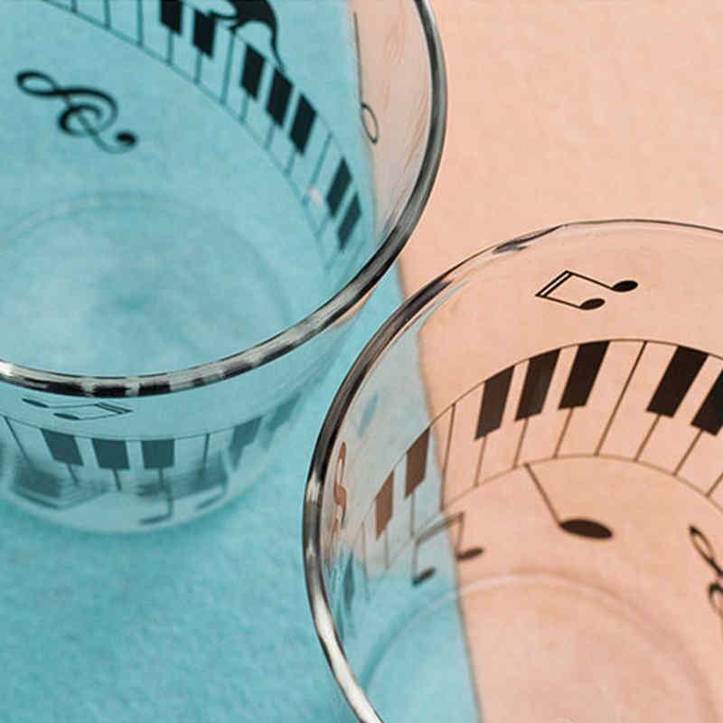 Dessin animé belle chat verre tasse maison bureau Couple verre jus tasse avec poignée impression vin verres eau verres pour boire