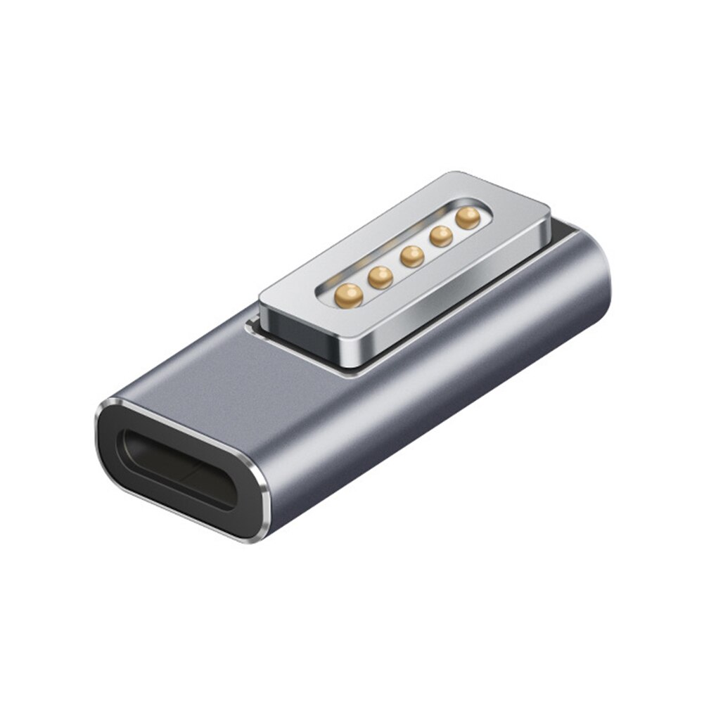 Adaptador magnético USB PD tipo C para Apple Magsafe1, Magsafe 2, MacBook Pro, carga rápida hembra 60W: TypeC for Magsafe1