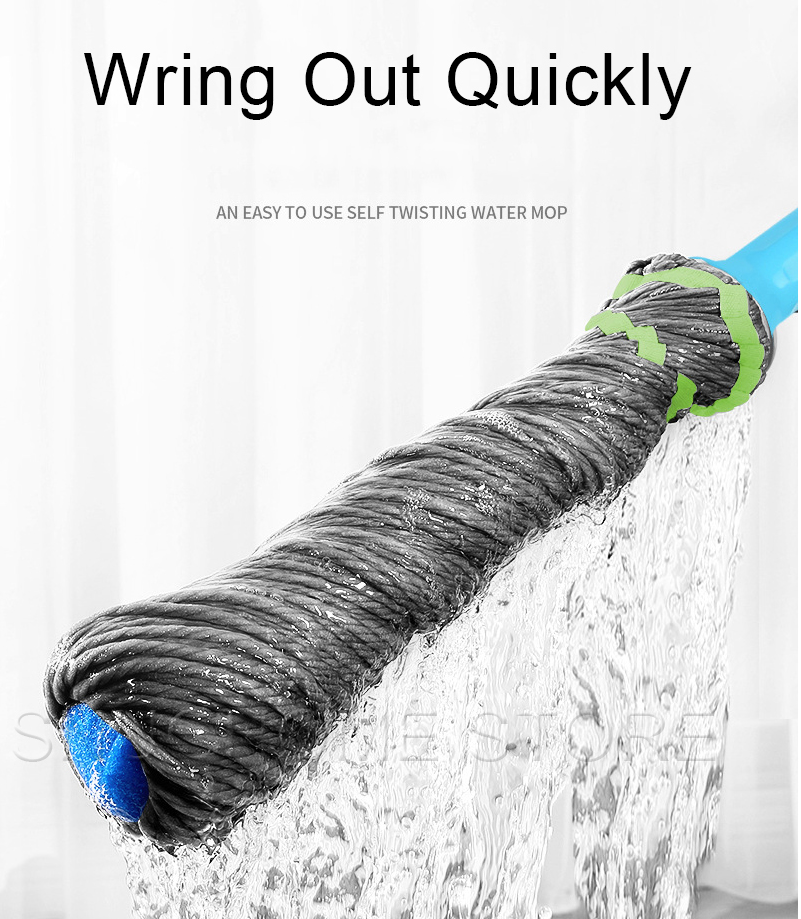 Selbst wringen der Mopp zum Waschen des Bodens Squeeze Lazy Spin und nach Hause gehen helfen nassen trockenen Wischer Reinigungs werkzeuge Fenster runde Scrub ber Fliese