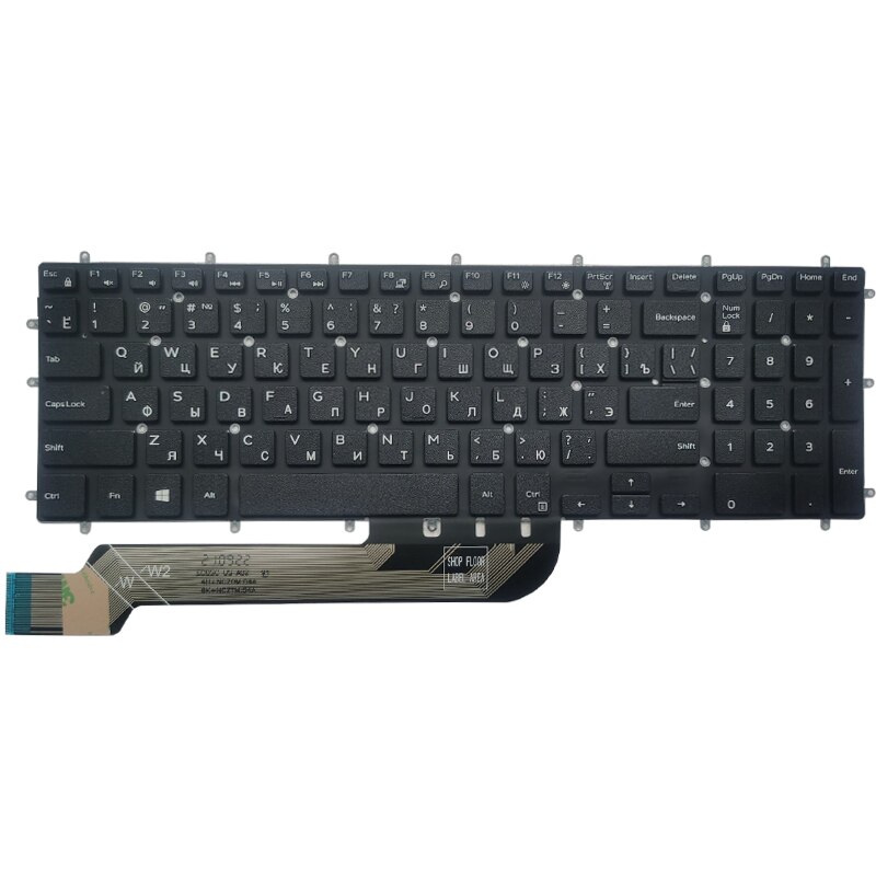 Russian RU laptop keyboard for Dell Vostro 15-5000 5568 V5568 Inspiron 7778 7773 7786 7779 7577 7567