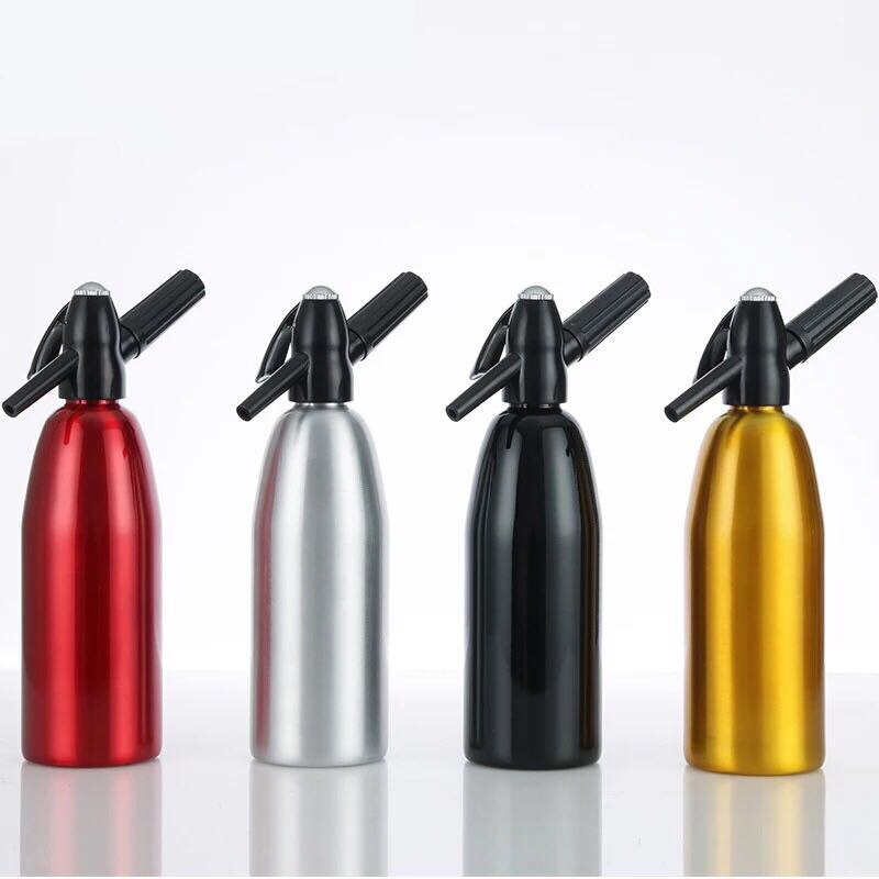 Sifón de Soda para el hogar, máquina dispensadora de agua de aluminio, Bar, herramientas DIY, 1L