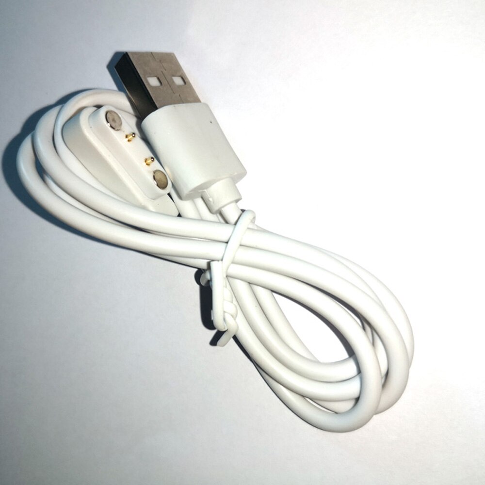 1 pcs Charging cable magnetic Pogo Pin Connector 2 Pin 4.0 mm Pitch Adapter USB A Connector Male 60 cm Length Magnet charge