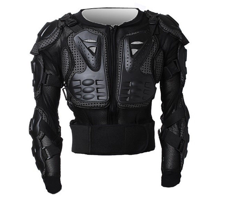 Motocross Racing Body Armour Chest Guard MX ATV Armor Quad Off-Road Motorcycle Protector Full Body Protective Jackets: Black / S