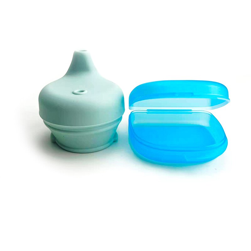 BPA Free Food Grade Silicone Sippy Lids for Cups, small glass drinking sippy lids for Cup: Green