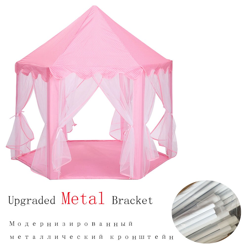 Portable Children's Tent Toy Princess Castle Play Tent Baby kids Boy Girl Activity Fairy House Playhouse Outdoor Indoor Tents: WJ3003AM