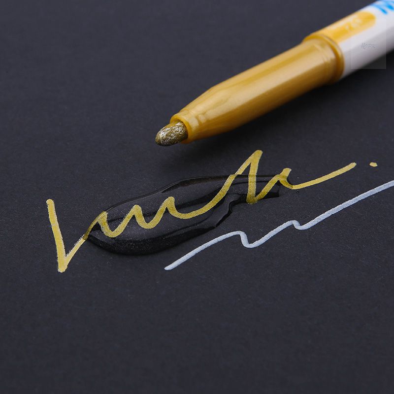 Juego de rotuladores de pintura artística, pluma metálica de 8/12/20 colores para álbum de fotos, papel negro, dibujo hecho a mano, material de arte escolar Crfat