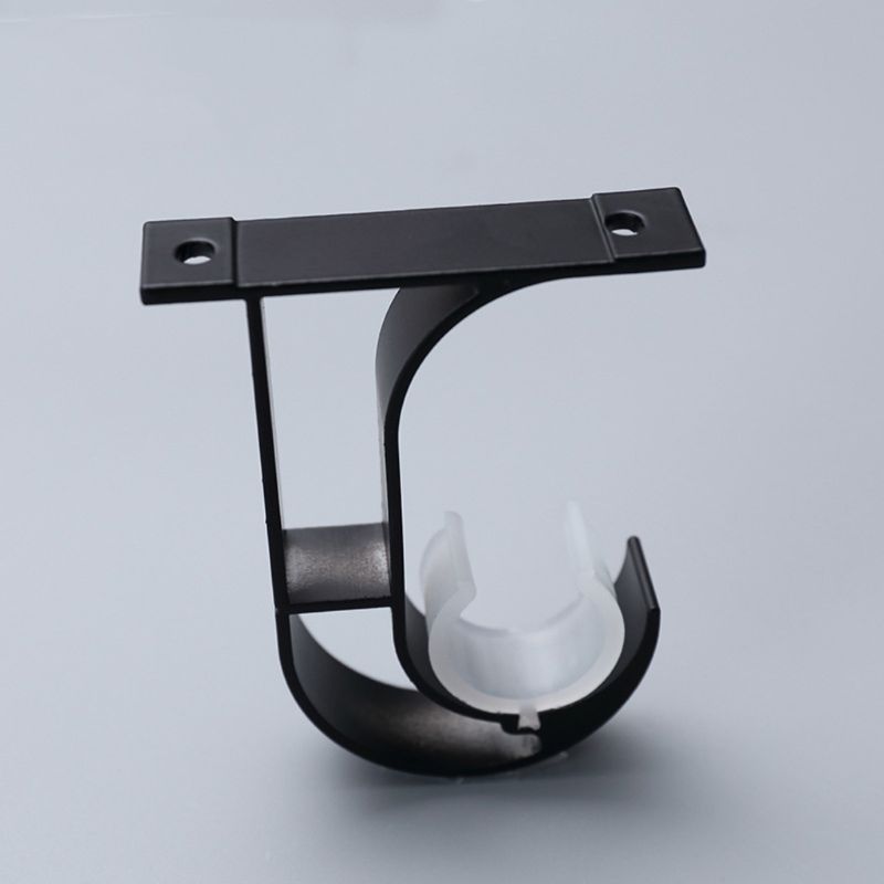 Supports de tringle à rideau en fer, 4 pièces, support de quincaillerie de fenêtre monté sur le toit, décoration de maison