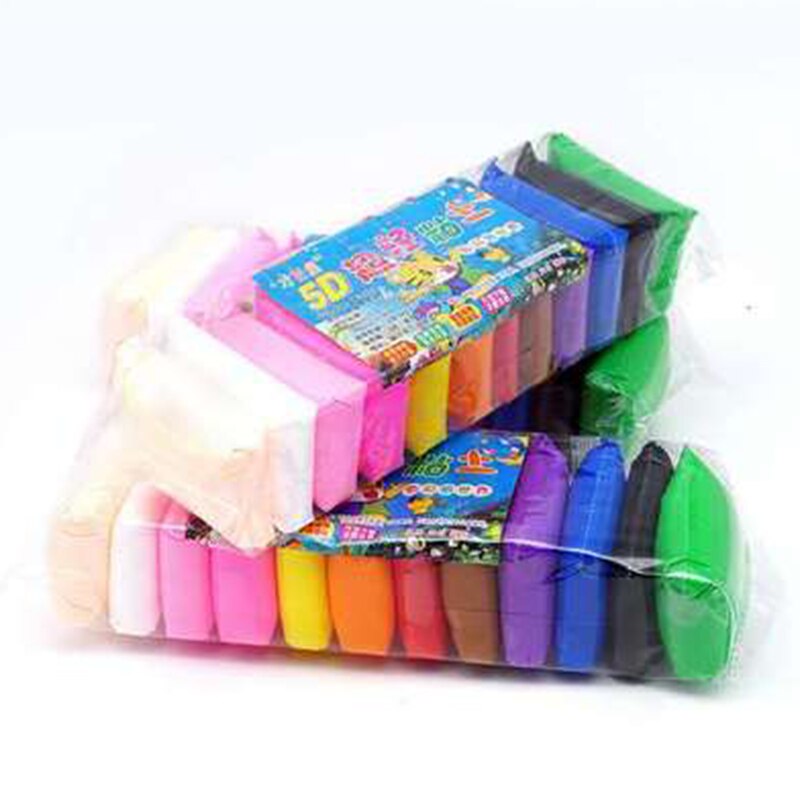 36 Kleur Licht Zachte Klei Diy Speelgoed Kinderen Educatieve Air Droog Polymer Plasticine Veilig Kleurrijke Licht Klei Speelgoed Willekeurige kleur