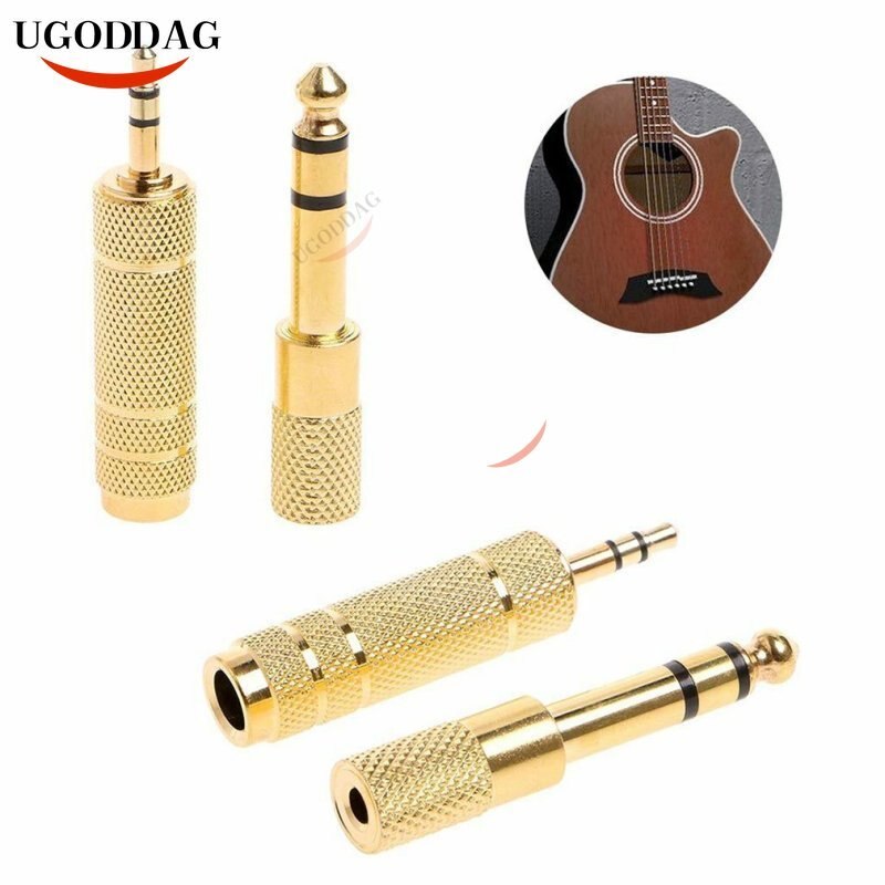 Audio Kabel Adapter - 3.5mm naar 6.35mm Mannelijk naar Vrouwelijk Stereo AUX Converter