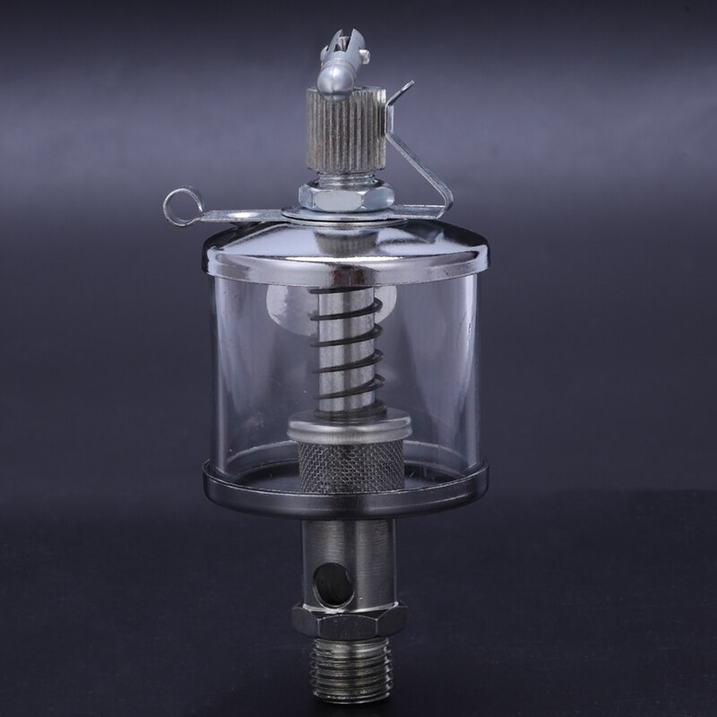 50Ml Motor Machine Lubricator Olie Zwaartekracht Drip Feed Olieman Clear + Silver