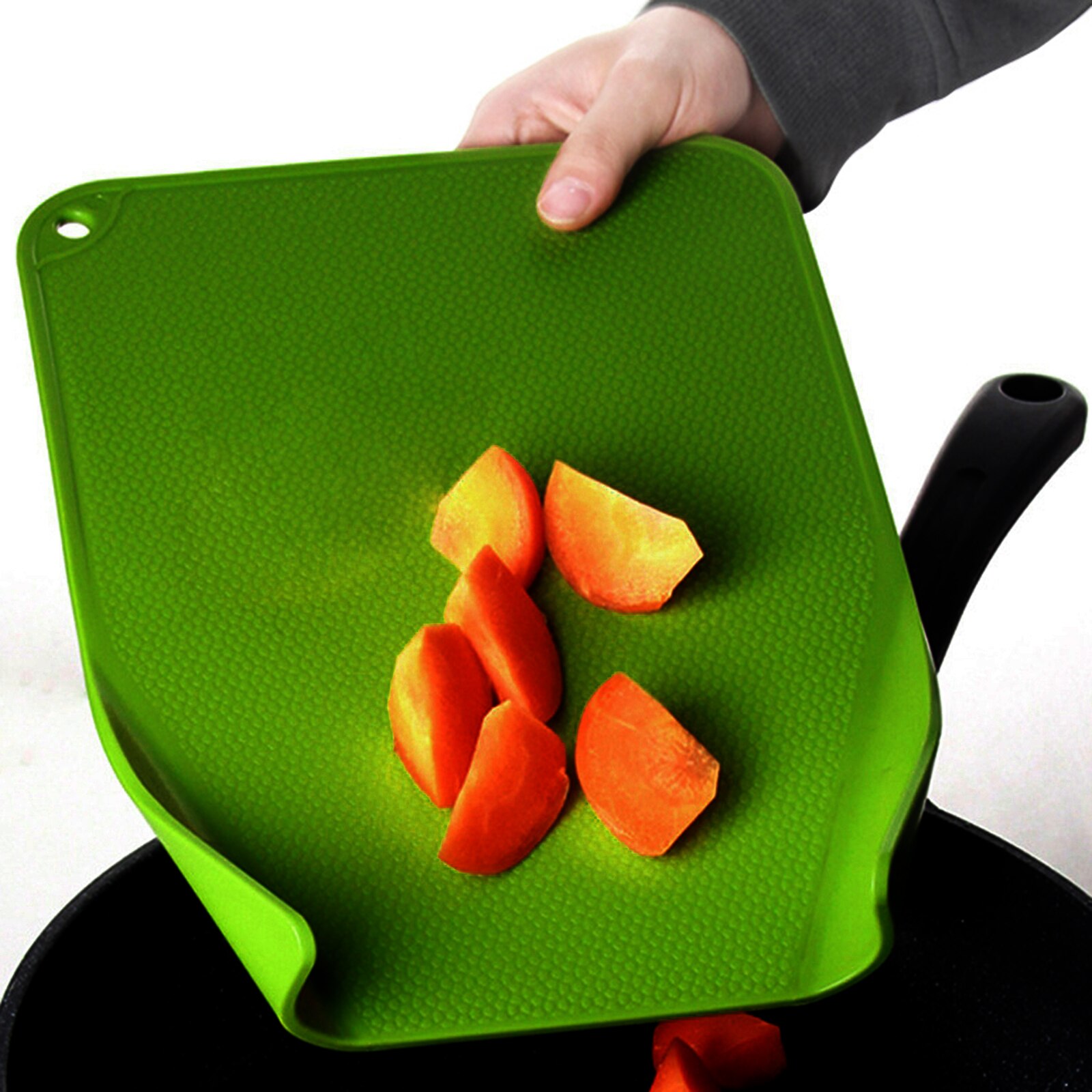 Cutting Boards for Kitchen Plastic Set of 3 Eco-Friendly Cutting Board for Chopping Meat Vegetables Fruits Cheese