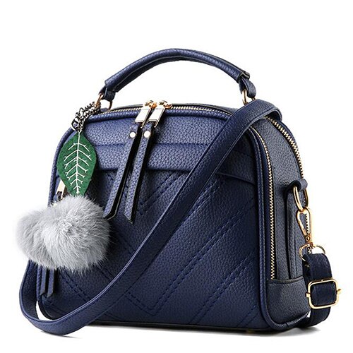 Ladsoul damenhandtasche, Hülse-schultertasche, lässige umhängetasche, gute damentasche, bolsas  lm3918/ g: Dunkelblaue damentasche