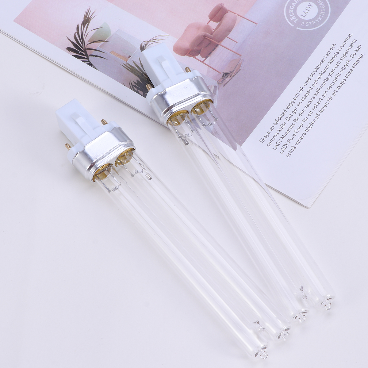 2 pièces 11W lampes ampoules UV pour aquarium (Base de lampe G23) stérilisateur uv lampe uv