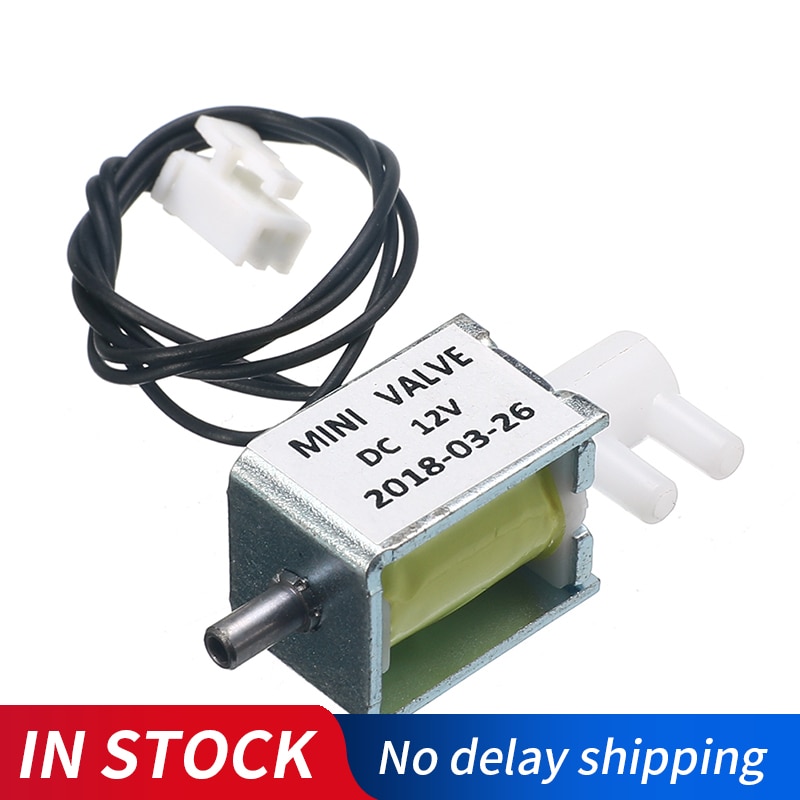 2 Position 3 Way Electric Mini Micro Solenoid Valve Air Gas Release Exhaust Discouraged Solenoid Exhaust Valve DC 12V