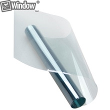 VLT 80% Lichtblauw Solar Tint Voorruit Auto Zonnescherm Film Zelfklevende Window Tint Film 99% Warmte Rej Met Maat 50x100 cm