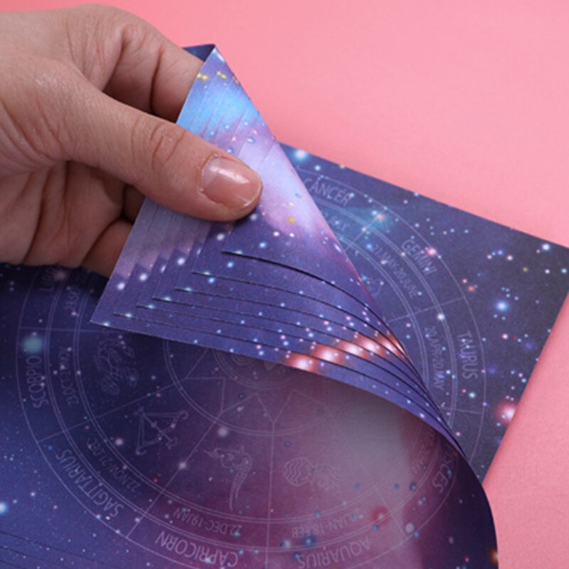 Origami Paper Double Sided Night Sky Handcrafts Paper for Kids 135pcs 17X17cm for Arts and Crafts Projects MSU88