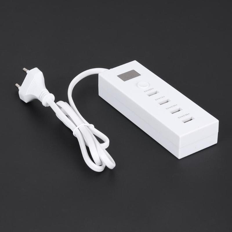 4 bærer multifunksjons usb-lader hurtiglading smartplugg strømskinne 5v 2a forlengelsesuttak(eu) hjemmeelektronikk