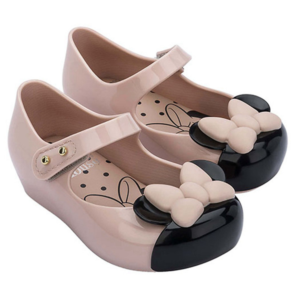 Mini Mlsa-zapatos de ratón clásicos para niña, sandalias de playa antideslizantes con dibujos animados, novedad de verano,: Rosa / 7