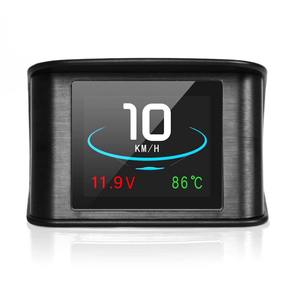 P10 hud auton ajotietokone auton digitaalinen gps obd ajo head up näyttö nopeusmittari jäähdytysnesteen lämpötilan diagnostiikkatyökalu