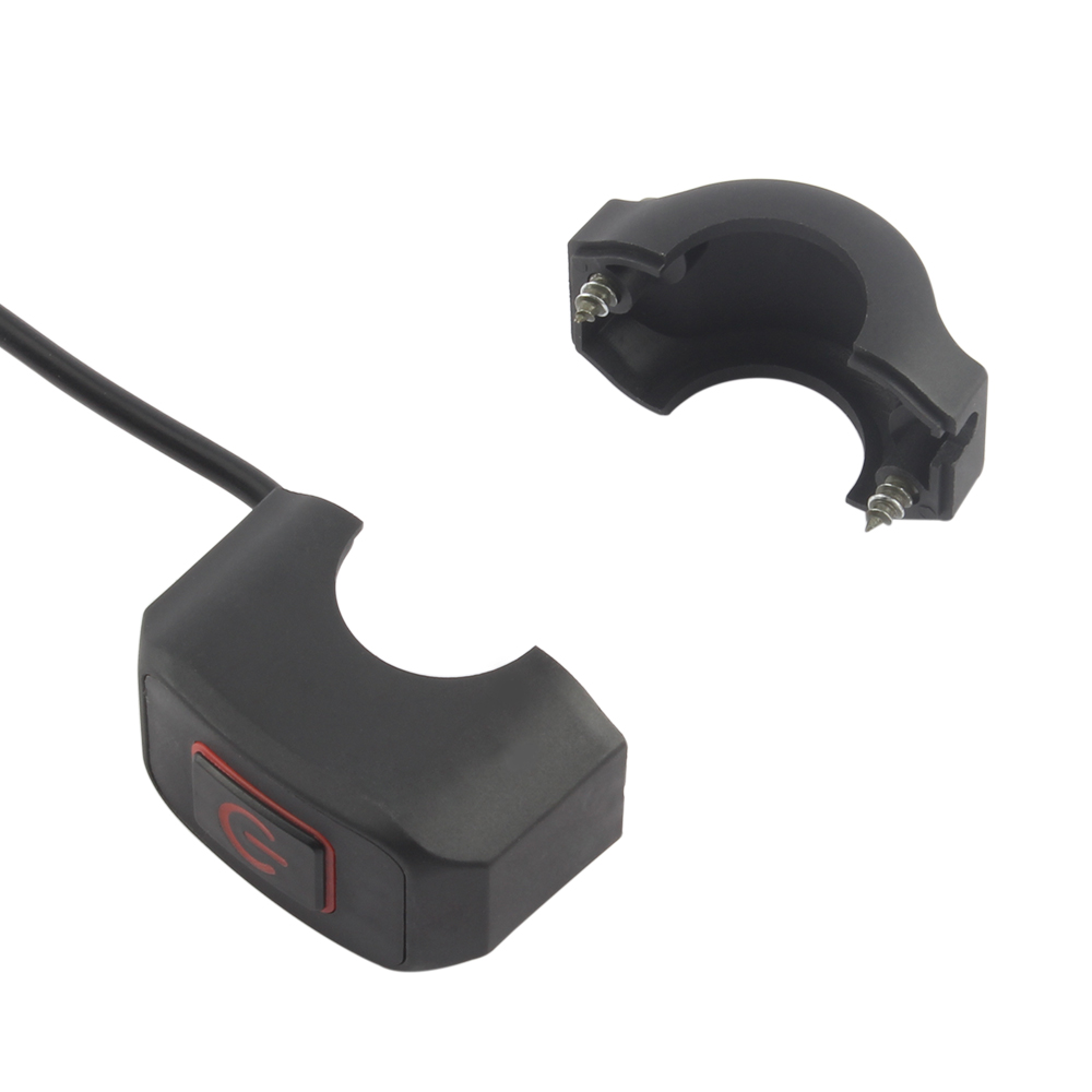 Interruptor de Faro de Motocross para motocicleta, montaje de manillar de Control modificado para luz LED de 22mm, piezas modificadas Surron