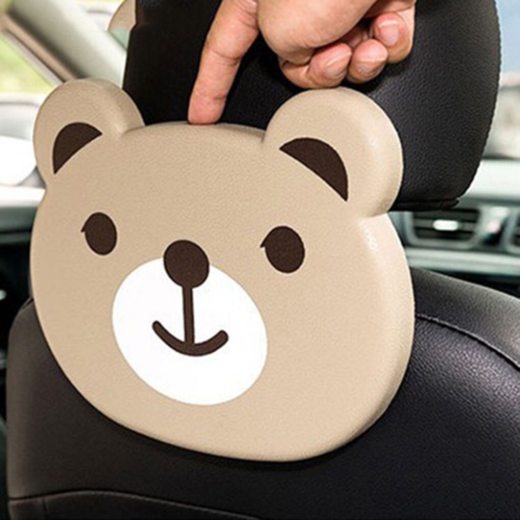 Vehicle Dining Table Seat Back Folding Cartoon Pattern Cup Holder Tray Rack Foldable Stand
