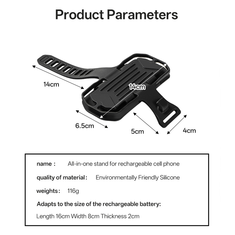 Suporte de banco de potência para bicicleta, base antiderrapante de silicone para bicicleta de estrada mtb, veículo elétrico, equipamento de ciclismo de liberação rápida: Default Title