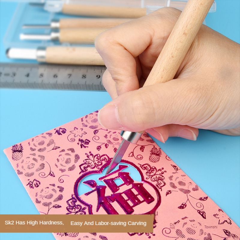 Juego de herramientas de mano con cuchillo cincel para tallar madera, 3-12 Uds., para tallar detalles básicos, carpinteros, gubias, herramientas de carpintería, perforación de grabado en madera