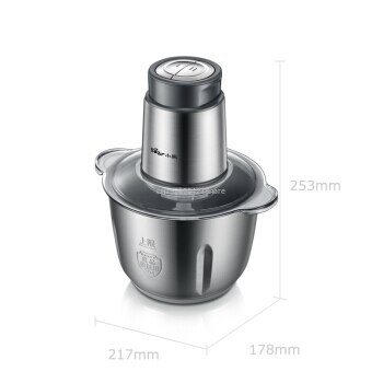Hachoir à viande électrique domestique, 220V, robot ménager pour bébé, baril à Double lame en acier inoxydable, vitesse 2l réglable