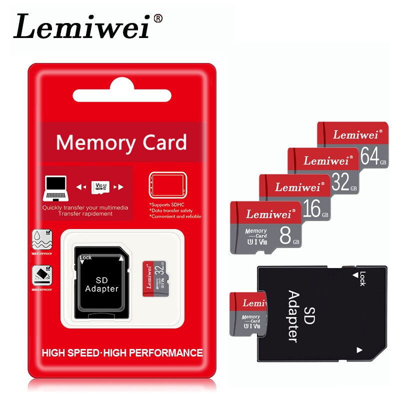 Top micro sd geheugenkaart 8gb 16gb 32gb 64gb klasse 10 tf microsd 128gb 256gb kaart voor smartphone/tablet/camera hoge snelheid