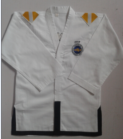 ITF Taekwondo Assistent Lehrer Uniform Dobok Mit 1 zu 3 Dan Rutschen