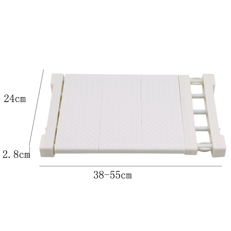 Adjustable Closet Space Saving Storage Shelf Organizer Wall Mounted DIY Kitchen Rack Wardrobe Cabinet Holders