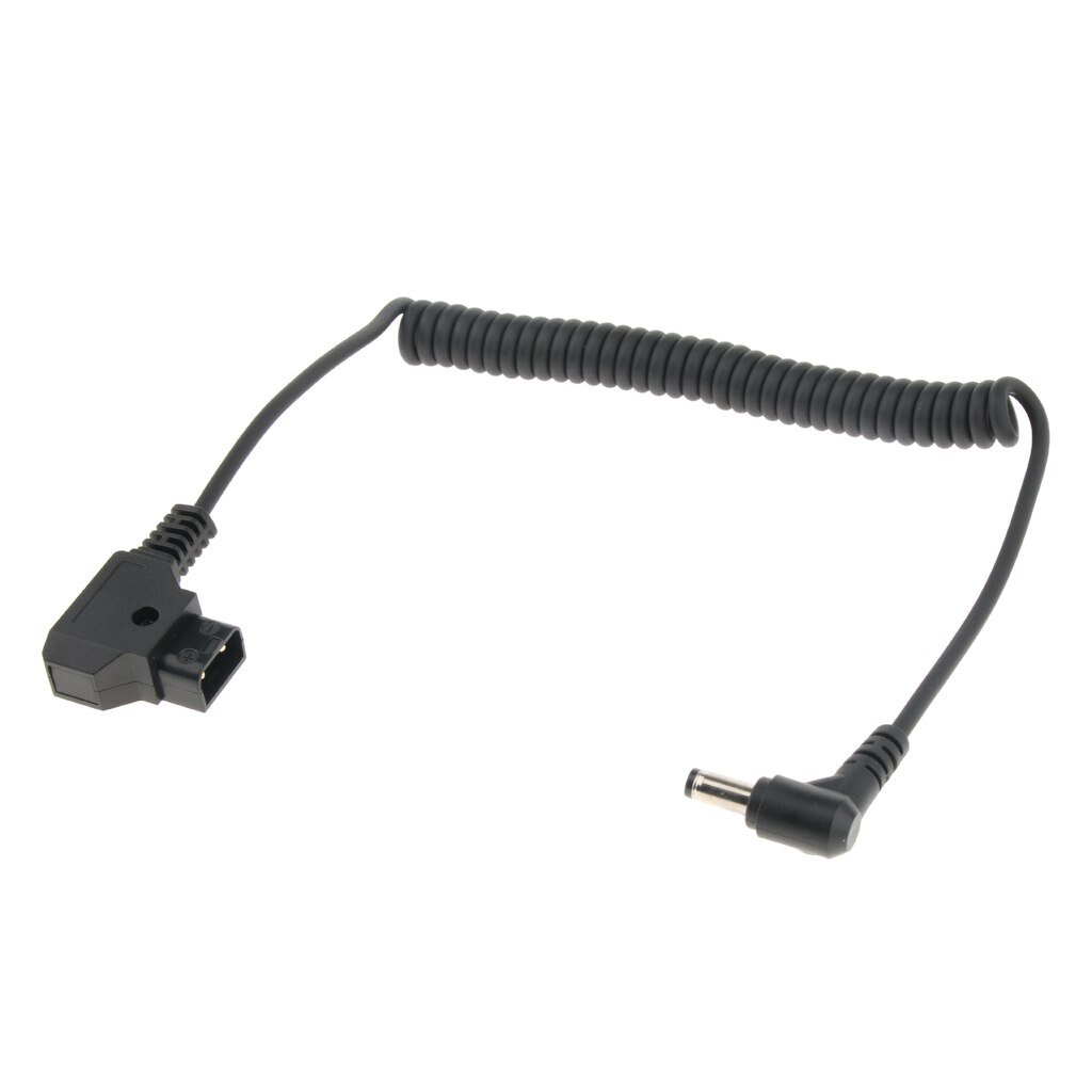 Netzteil Kabel DC Stecker 2,5x5,5mm Rechtwinklig zu D Tap Stecker für BMCC BMPC Kamera Monitor